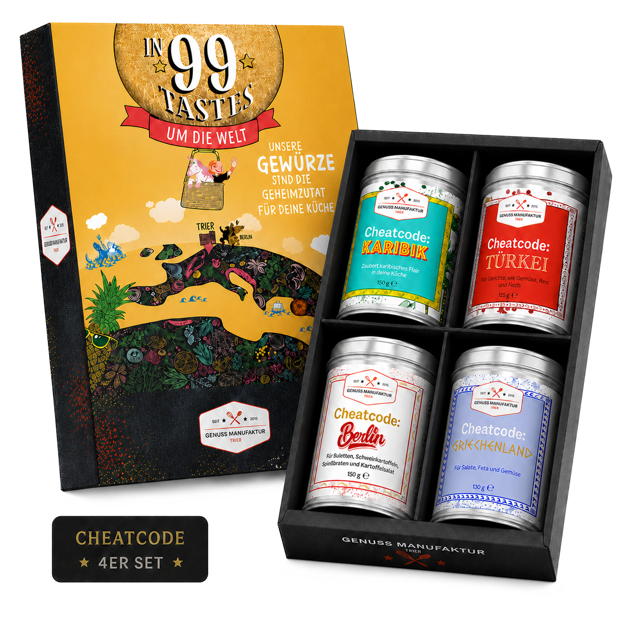 Cheatcode 4er Set im Geschenkkarton